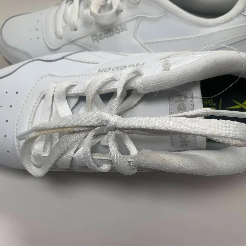 Reebok Royal Glide White Trainers with Comfort Footbed - Size US 9.5 - Picture 16 of 16